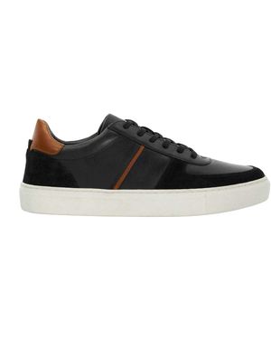 Dune "Theron" Sneaker Für Herren, Leder - Schwarz