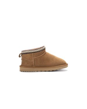 Aus Wooli Wooli Australia Altona Braid Knöchelstiefel - Braun