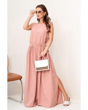 Issa Plus Day Damen Gewebtes Kleid - Pink
