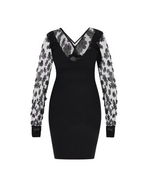 faina Kleid Frauen - Schwarz
