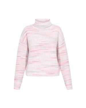 myMo Pullover Frauen Mehrfarbig - Pink