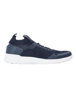 BOSS "Extreme" Sneaker Für Herren, Leder, Niedrig Geschnitten (Dunkelblau)