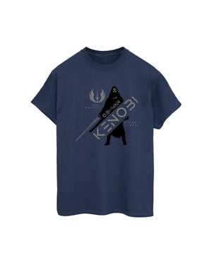 Star Wars T-Shirt Obi-Wan Kenobi Jedi Knight - Blau