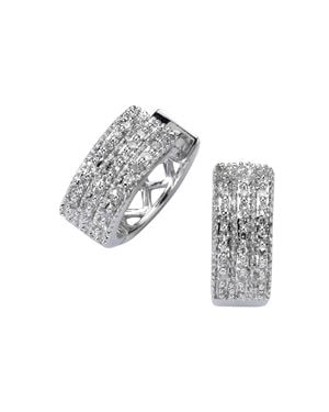 Diamonds by Ellen K. Ohrringe 585 Mit 48X Diamant Zus. 0,15Ct - Grau
