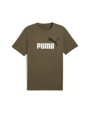 PUMA Ess Color No. Logo Tee T-Shirt - Grün