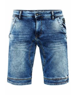 Rusty Neal Bermuda Short "Cospita" Used - Blau