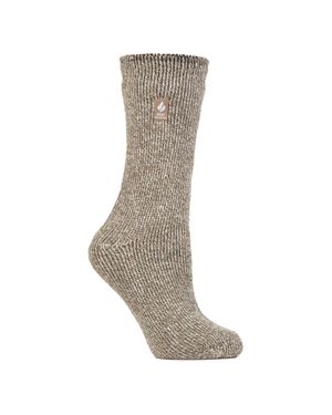 Heat Holders Damen Original Dicke Winterthermosocken - Grau