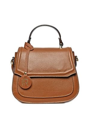 Isabella Rhea Rindsledertasche - Braun