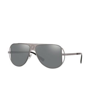 Versace Damen-Sonnenbrillen 57/13/140 Mm Metall - Grau