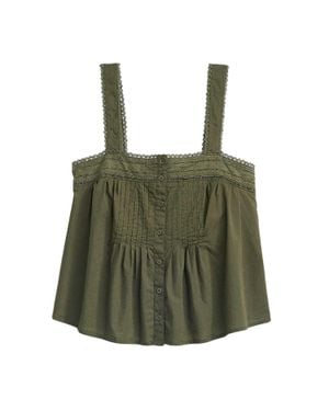 Levi's Trägerhemd Für Damen, Eckiger Ausschnitt (Tiefe Tiefen) - Grün