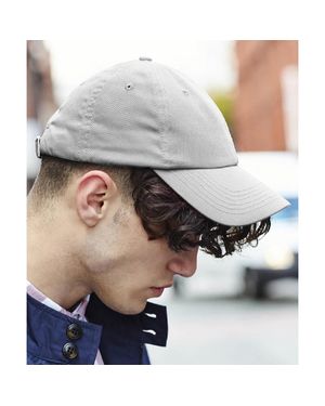 BEECHFIELD® Authentic 6 Panel Baseball Kappe (Hellgrau)