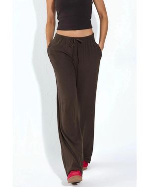 Busem Weite Jersey-Hose - Schwarz