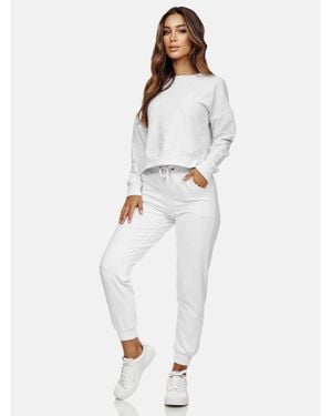 Tazzio Damen Jogginganzug - Weiß