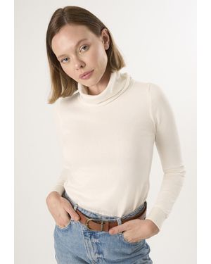 Felix Hardy Pullover Rollkragenpullover - Weiß
