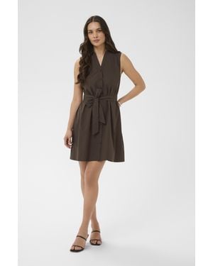 Kaffe Kleid Kagiga Kleid Regular Fit - Braun
