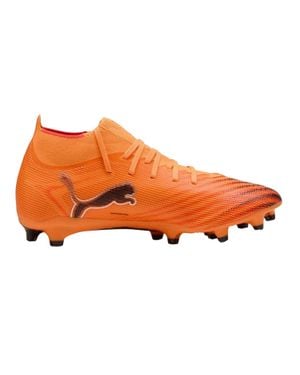 PUMA "Ultra Match+ Fußballschuhe Mit Festem Boden Für Damen /Schwarz) - Orange