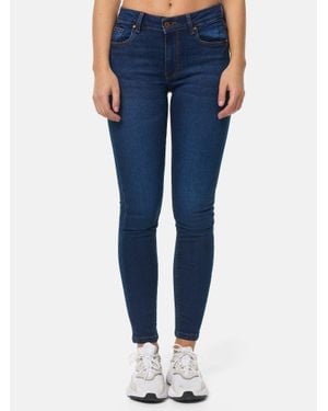Tazzio Damen Skinny Fit Jeans - Blau
