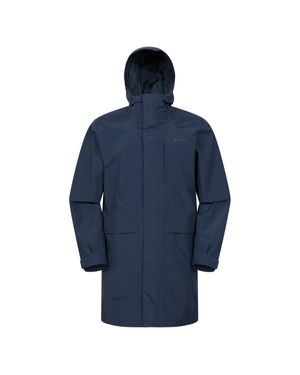 Mountain Warehouse "Scope" Jacke, Wasserfest Für Herren, Lang - Blau