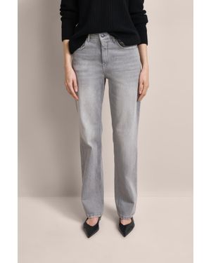 Bugatti Damen Jeans Mit Geradem Beinverlauf - Schwarz