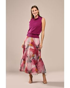 Mart Visser Norita Plisseerock Multi - Pink