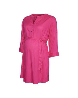Mama.licious Tunikakleid Für Damen, Regulär, 3/4 Ärmel (Fuchsia Lila) - Pink
