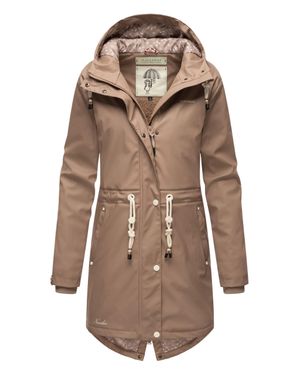 Navahoo Damen Regenjacke Flower Of Ocean – Stylisch & Wasserdicht - Natur