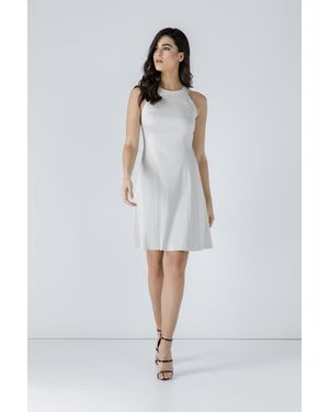 Conquista A Line Ärmelloses Kleid - Weiß