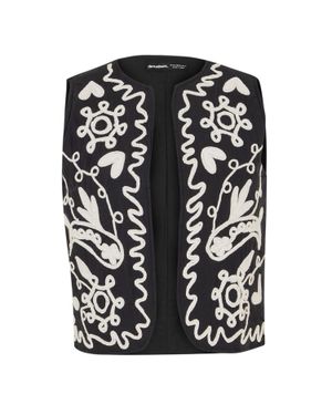 Threadbare "Tulsi" Weste Für Damen, Regulär - Schwarz