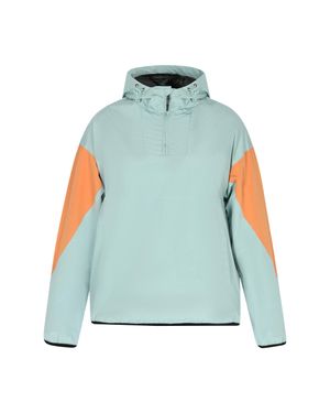myMo Jacke Frauen Pastellmint Farbblock - Blau