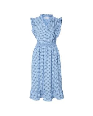 Lolly's Laundry Midikleid Für Damen - Blau