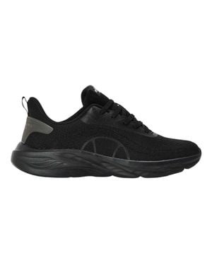 Ellesse "Como" Sneaker Für Herren, Leder, Flach - Schwarz