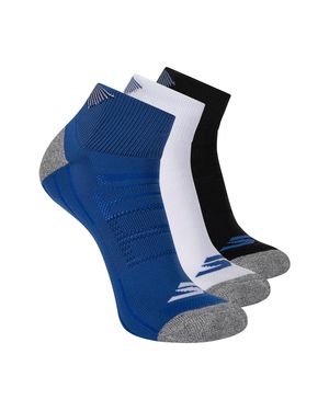 Skechers Socken Für Herren (3Er-Pack) /Weiß/Schwarz) - Blau