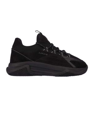 Lavair Sneaker Für Damen, Leder - Schwarz