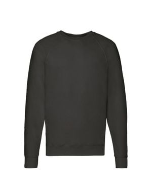 Fruit Of The Loom Pullover Für Herren Raglanärmel - Grau