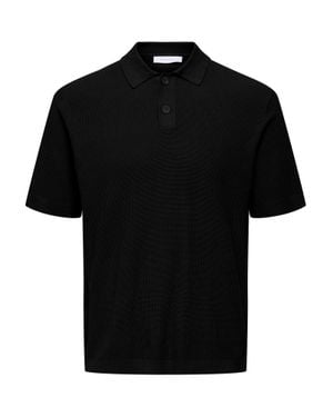 Only & Sons Poloshirt - Schwarz