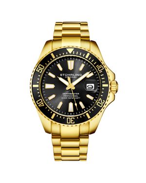 Stuhrling Und Schwarz Depthmaster Quartz 42Mm - Mettallic