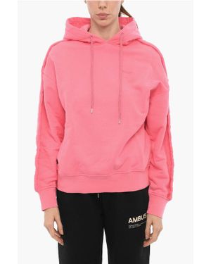 Ambush Hoodie Aus Gebürsteter Baumwolle - Pink