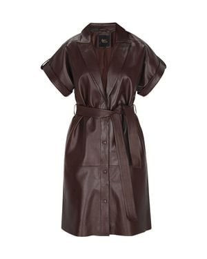 faina Kleid Frauen Kaffeebraun