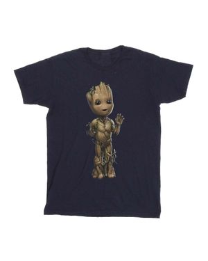 Marvel "I Am Groot" T-Shirt Für Herren (Marineblau)