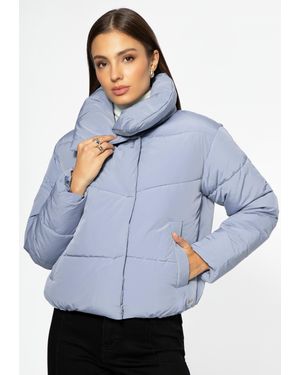 Wittchen Damen-Steppjacke Im Oversized-Schnitt, Polyester - Blau