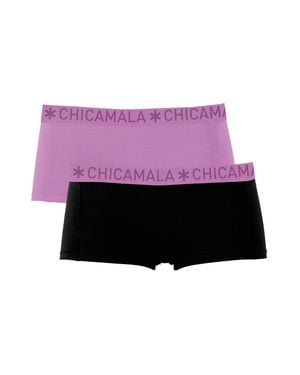 MUCHACHOMALO Chicamala Boxershorts – 2Er-Pack – Damenunterwäsche - Lila