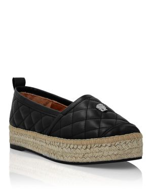 Philipp Plein Espadrillas Skull - Schwarz