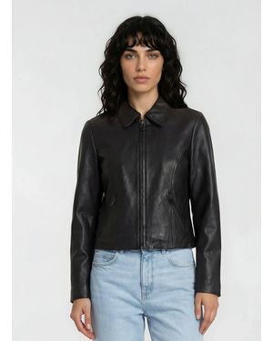 trueprodigy Trueprodigy Lederjacke Pina - Schwarz