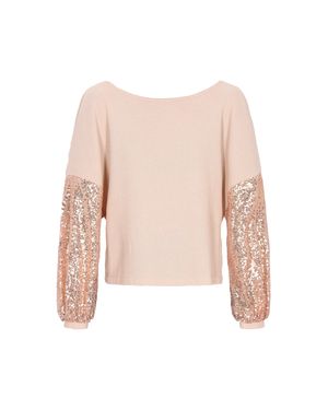 faina Langarm Frauen Aprikose - Pink