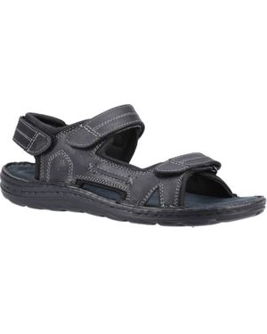 Hush Puppies Herren Sandalen "Alistair" Leder - Schwarz