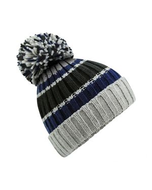 BEECHFIELD® "Hygge" Mütze (Stahlblau) - Schwarz