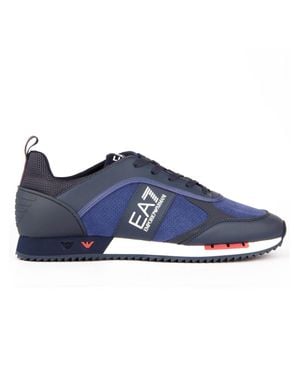 EA7 Herren-Sneaker Aus Wildleder - Blau