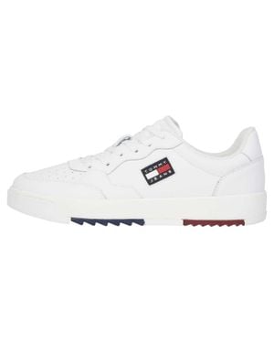 Tommy Hilfiger Sneaker Für Herren, Leder - Weiß