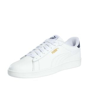 PUMA Smash 3.0 L Leder-Sneaker - Weiß