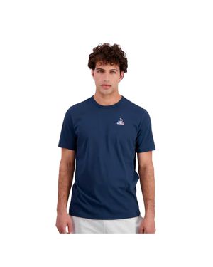 Le Coq Sportif T Shirt Herren Tricolor - Blau